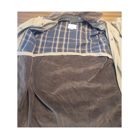 VTG London Fog Men’s Trench Coat 42R Beige Tan Removable Lining Thinsulate EUC - Picture 8 of 13